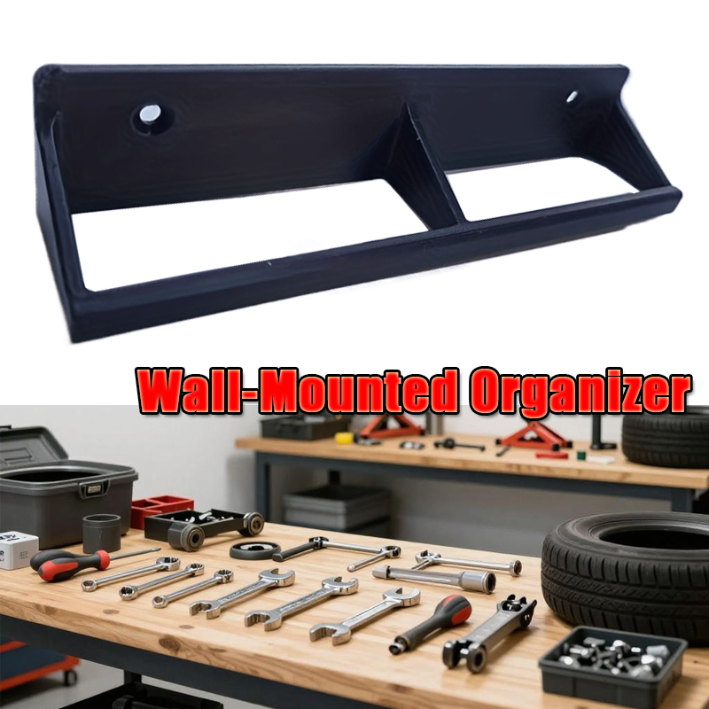 Workshop Tools On Wall - 1Pc Heavy-Duty Wall-Mounted Organizer With Space-Saving