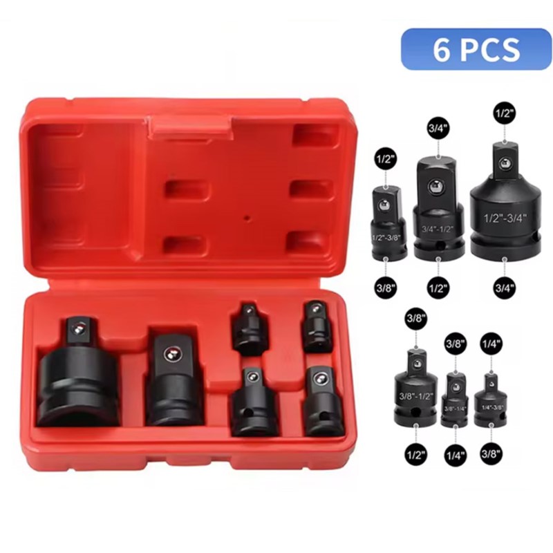 Workshop Hand Tools - Socket Convertor Adaptor Reducer Set 1/2