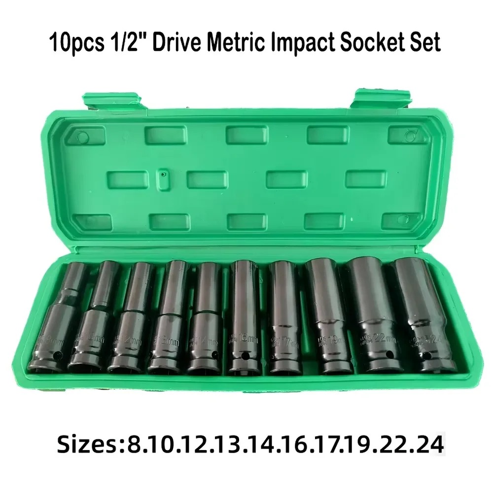 Workshop Hand Tools - Universal Drive Metric Impact Socket Set