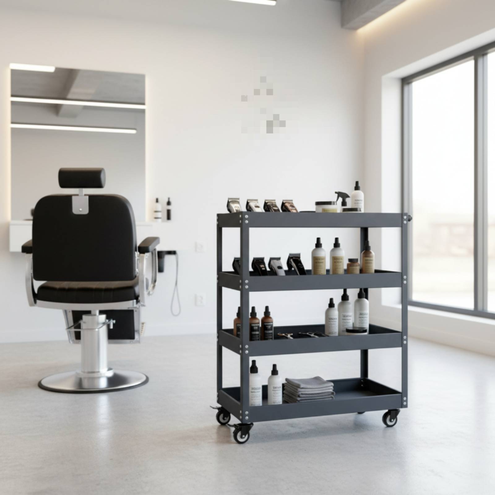 Four-Tier Utility Cart Long-La - Tools Mechanical Workshop review and price