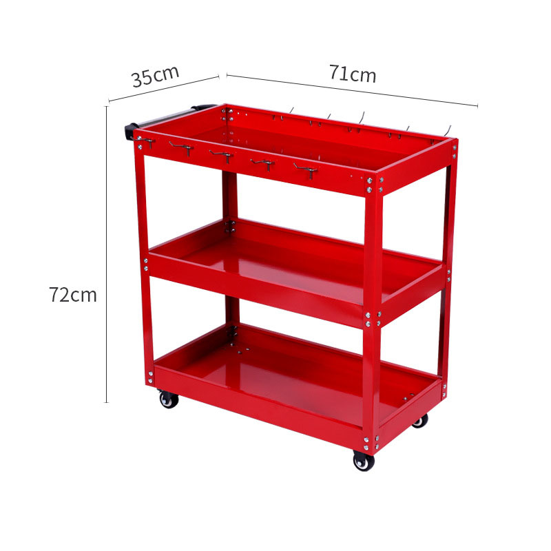 3 Tier Rolling Tool Cart Heavy - Tools Trolley For Workshop review and price
