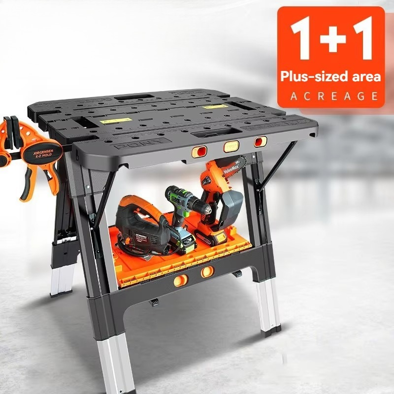 Portable Folding Work Table wi - Workbench Portable Fold review and price