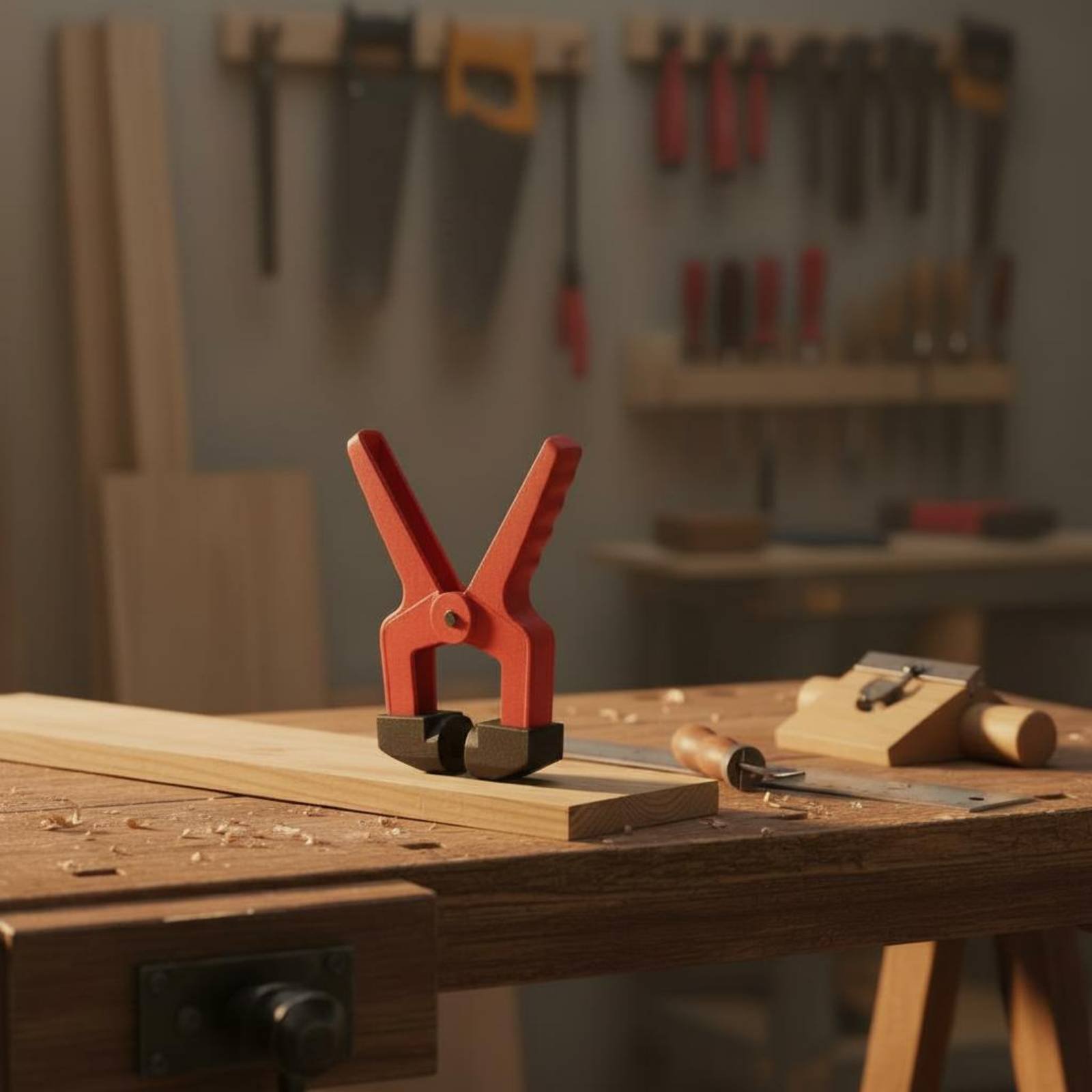 Triangular Clamp Clamp Red Col - Workshop Hand Tools review and price