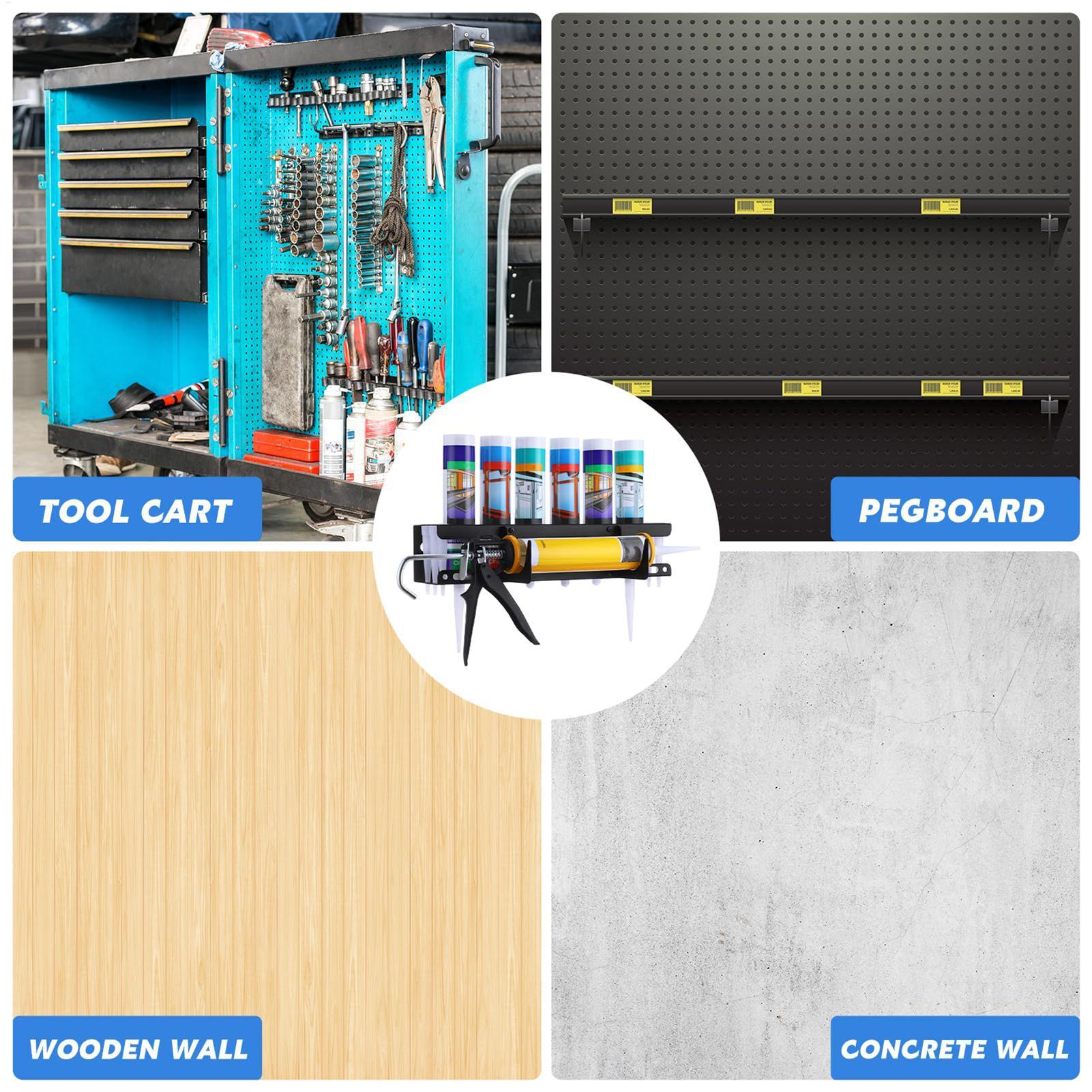 Caulking Gun And Tube Holder W - Workshop Tools On Wall review and price