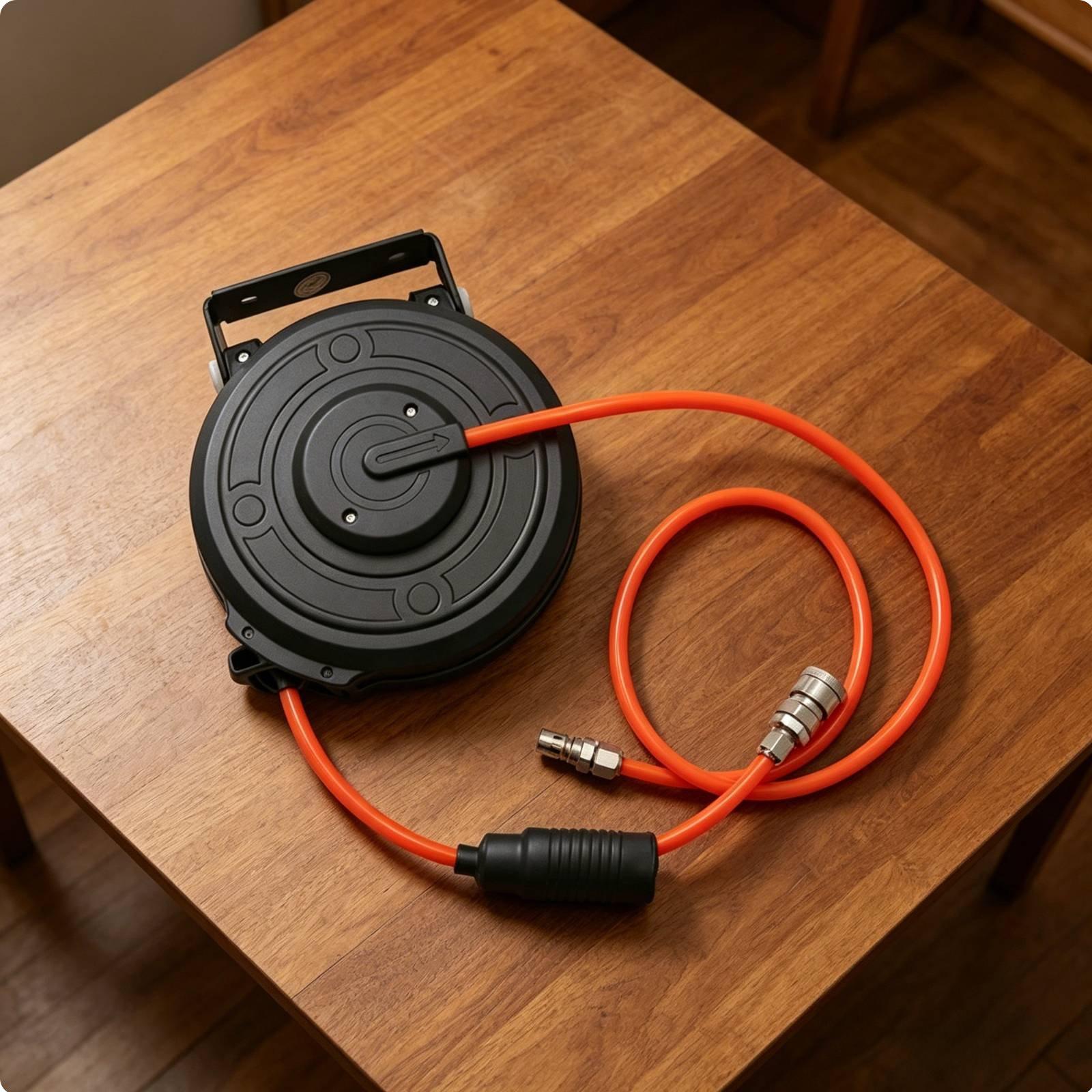 Retractable Pneumatic Air Hose - Tools For Garage review and price
