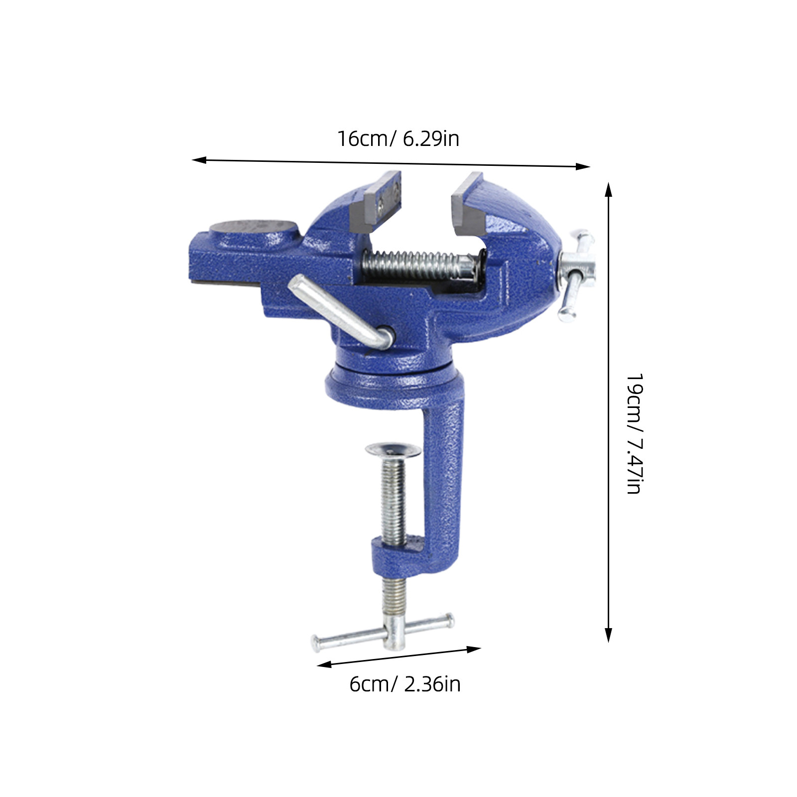 60Mm Mini Rotating Table Vise  - Bench Vise Swivel review and price