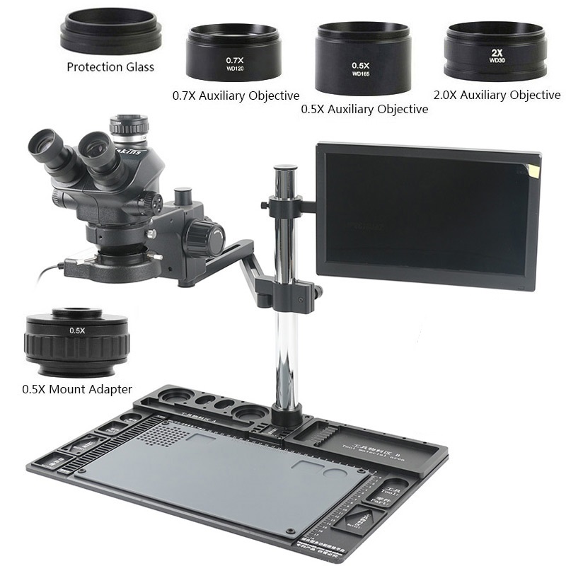 3.5x-100x Zoom Confocal Trinoc - Workbench Portable Fold review and price