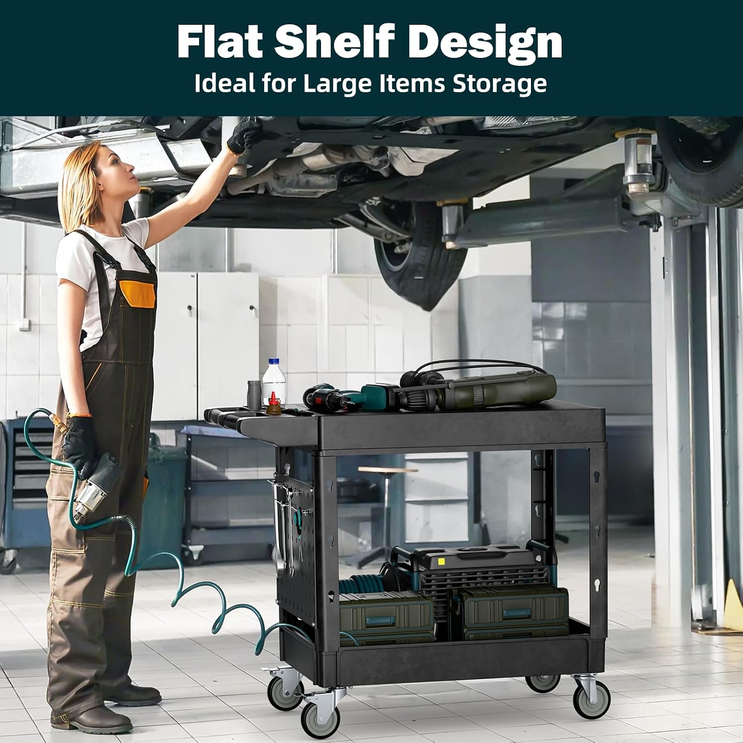 Heavy Duty 2-Shelf Flat Top Wh - Workshop Tools.Hanging Board review and price