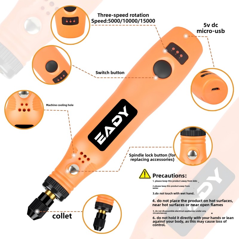 USB Cordless Rotary Tool Kit – - Power Tools For Workshop review and price