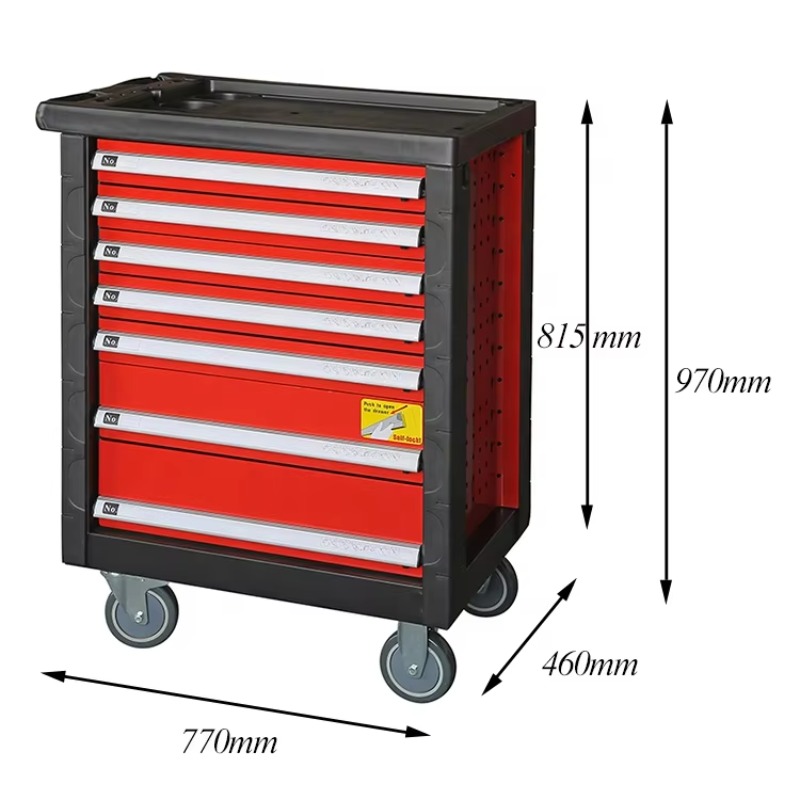 225 Pcs Movable Tool Cabinet 7 - Workshop Hand Tools review and price