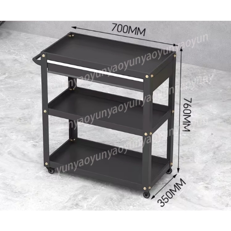 Heavy Duty 3 Tier Rolling Cart - Tools Trolley For Workshop review and price