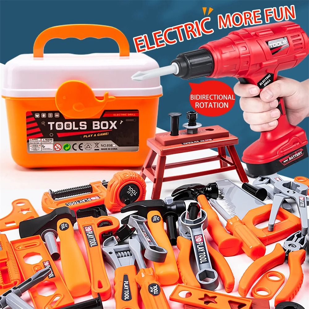 Electric Toy Drill Repair Tool - Workshop Tools Toy review and price