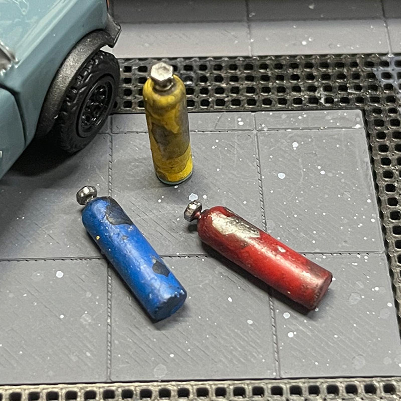 Miniature Gas Cylinder Resin 1 - Workshop Tools Toy review and price