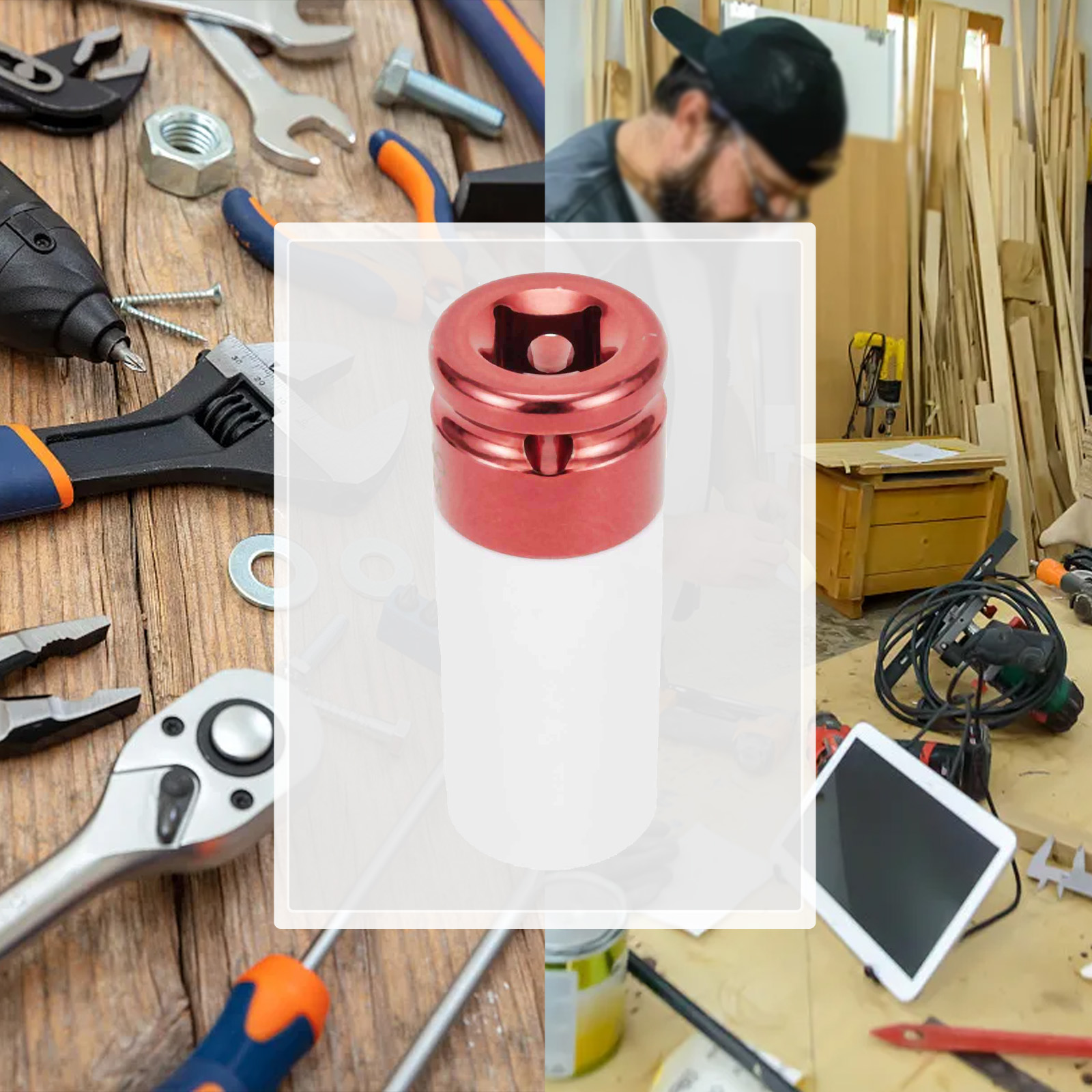 1Pc Metal Socket 17mm 19mm 21m - Workshop Hand Tools review and price