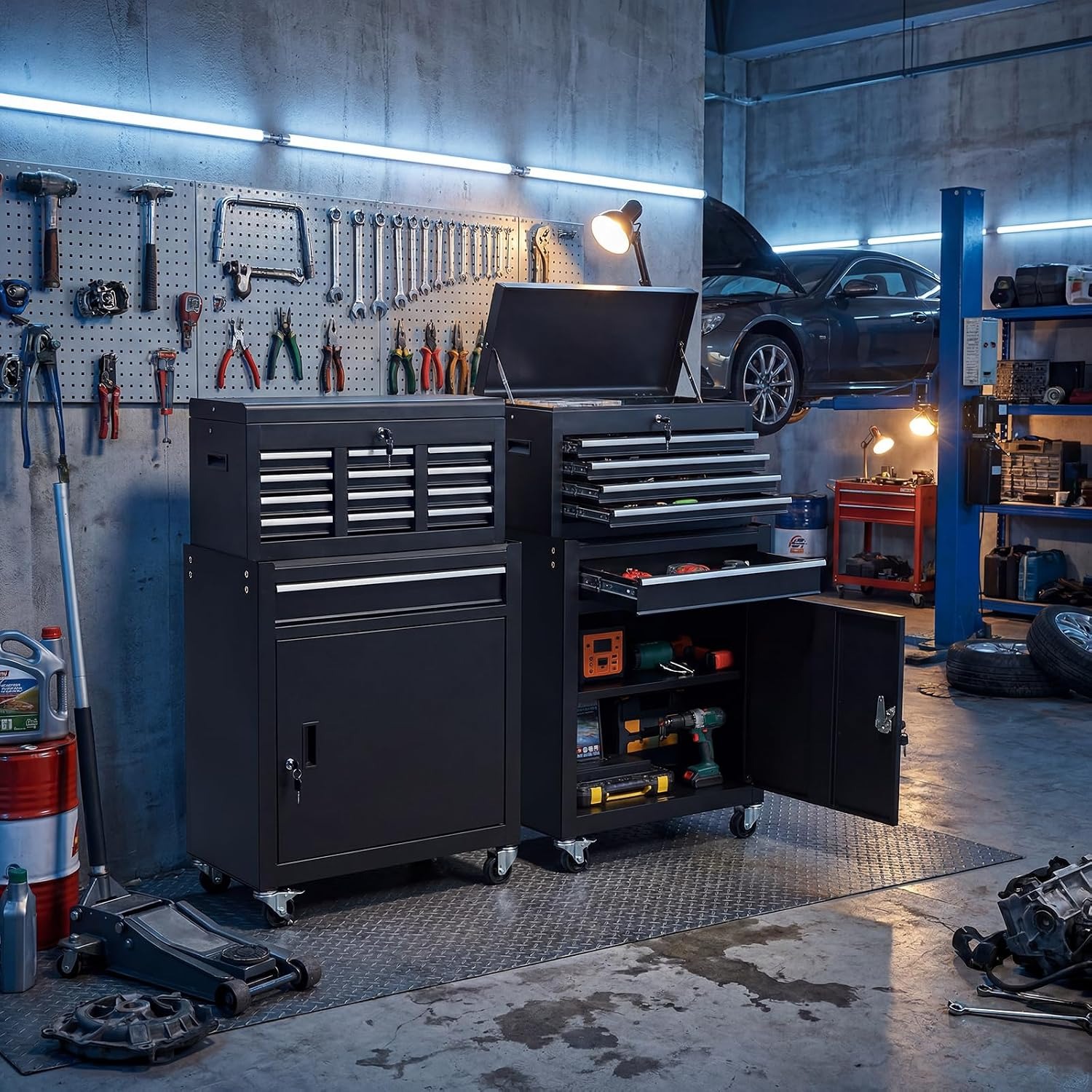5 Drawer Rolling Tool Cabinet  - Tools Trolley For Workshop review and price