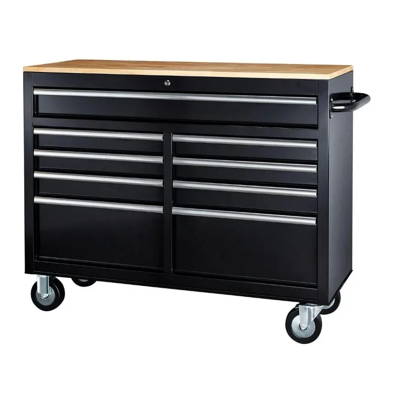 Heavy-Duty 46 Inch 9-Drawer Wo - Tools Trolley For Workshop review and price