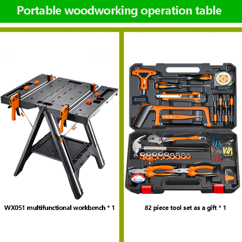 WX051 Mobile Portable Woodwork - Workbench Portable Fold review and price