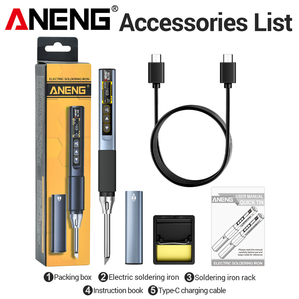 Portable Digital Smart Solderi - Tools Qc review and price