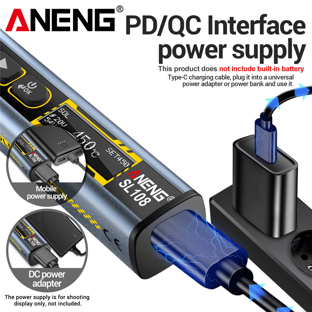 Portable Digital Smart Solderi - Tools Qc review and price