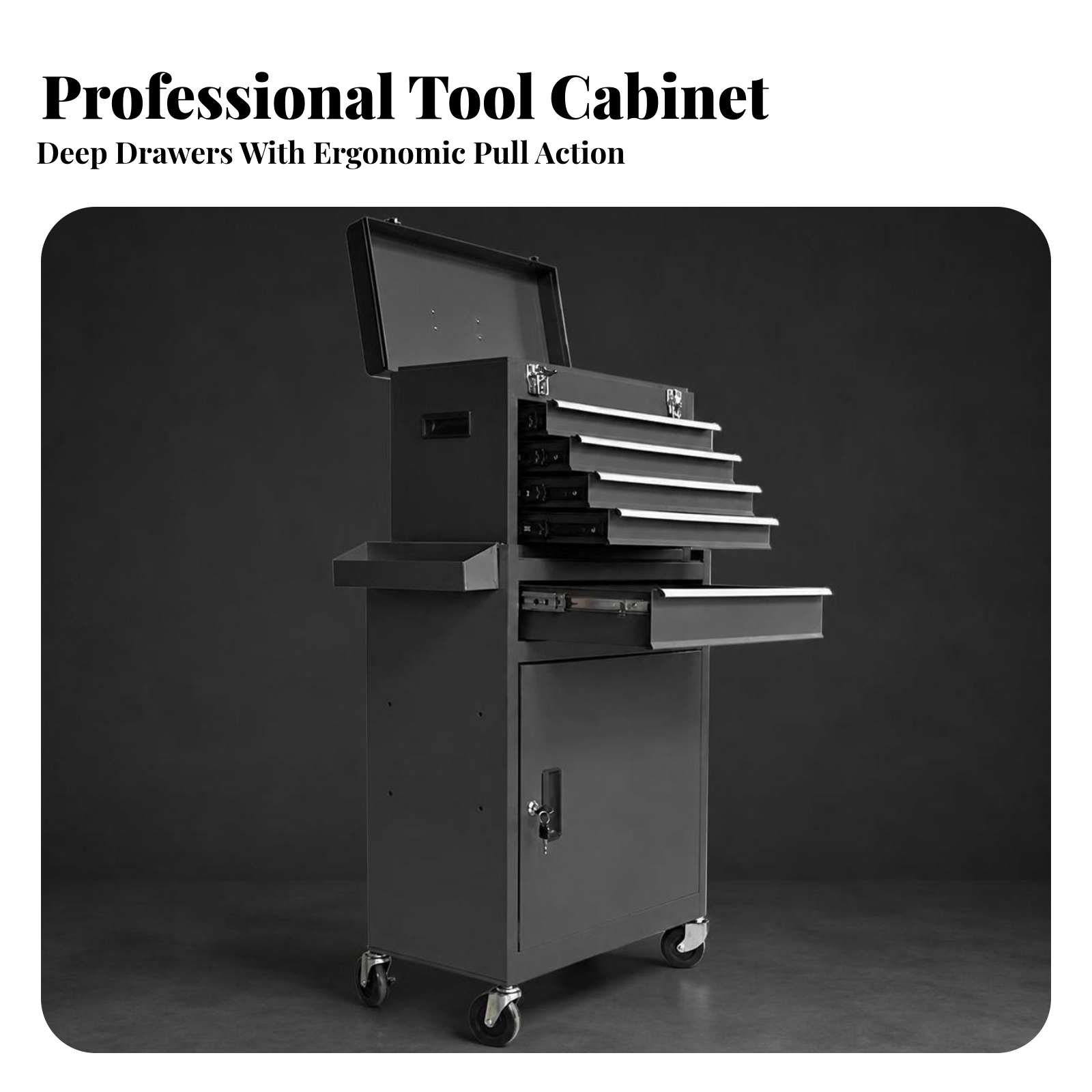 Tool Cart with Wheels Keyed Lo - Tools Trolley For Workshop review and price