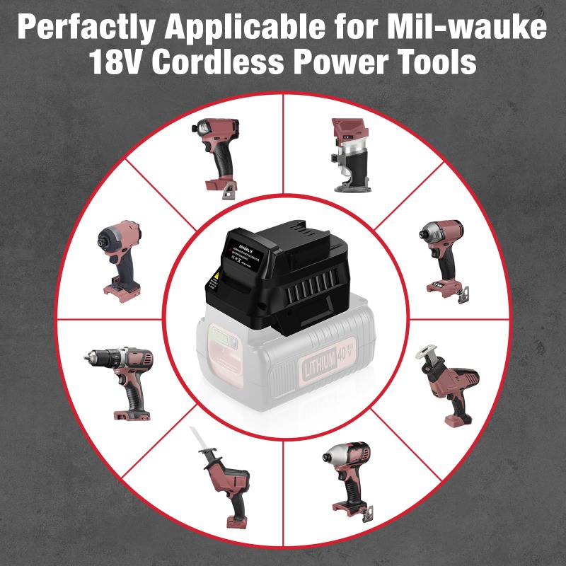 BD40MIL18 Power Tool Battery A - Black+Decker Tool Cordless review and price