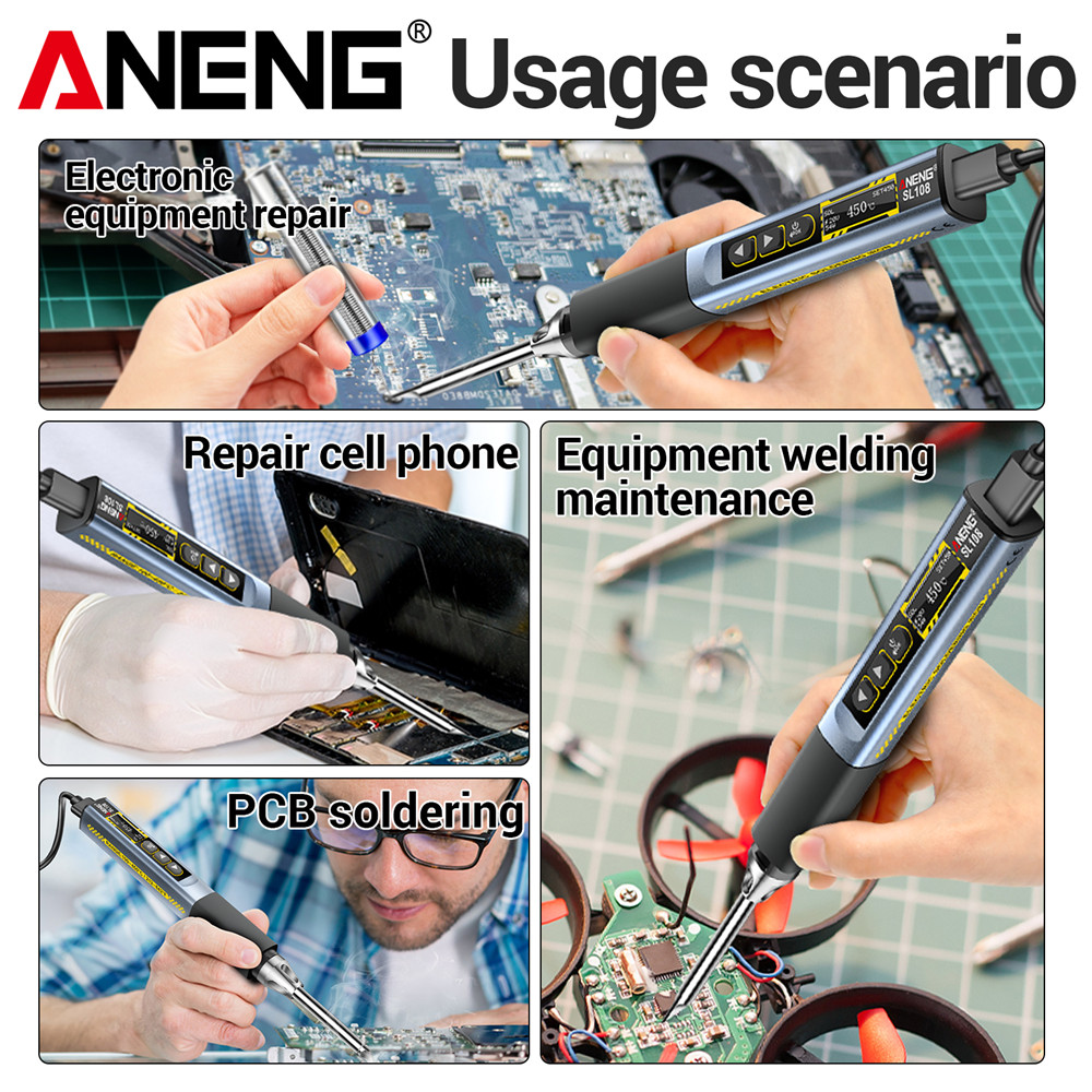 Portable Digital Smart Solderi - Tools Qc review and price