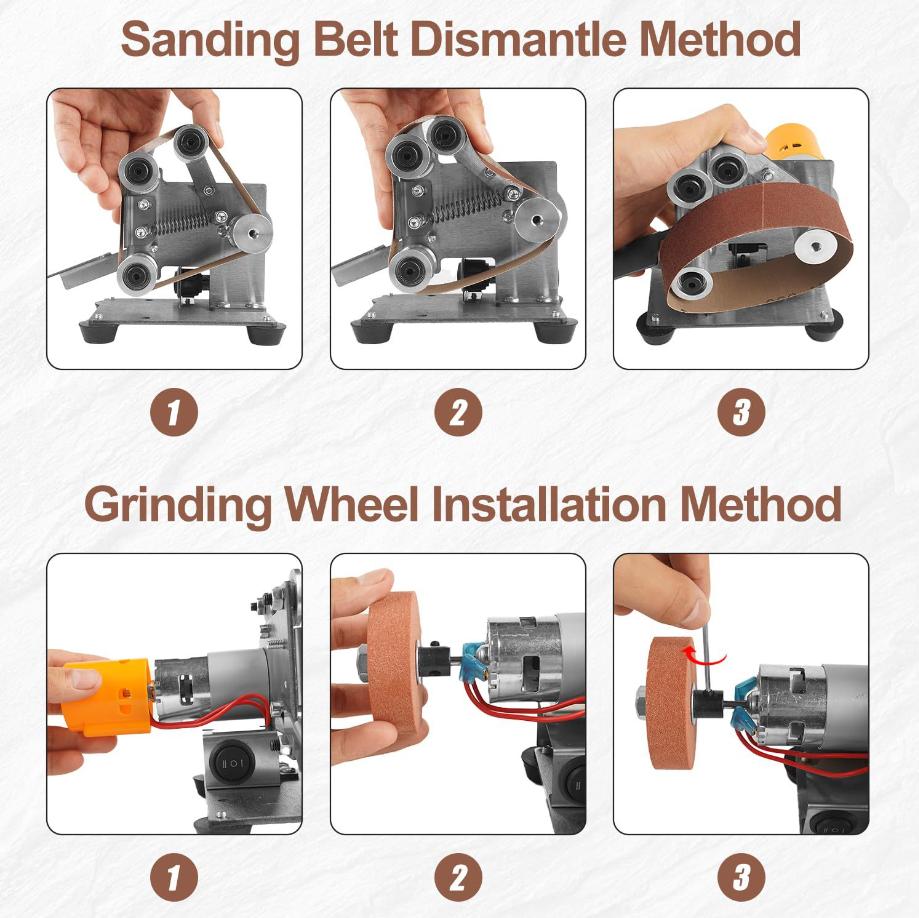 Mini Electric Belt Sander Mult - Workshop Tools Knife Sharpener review and price