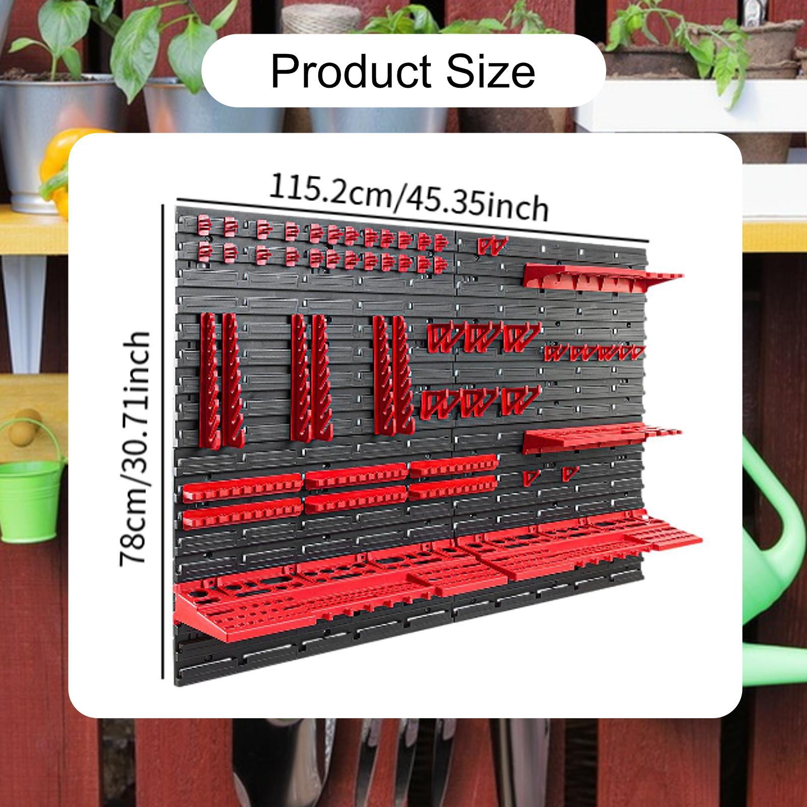 Wall Mounted Storage Bins with - Workshop Tools Toy review and price