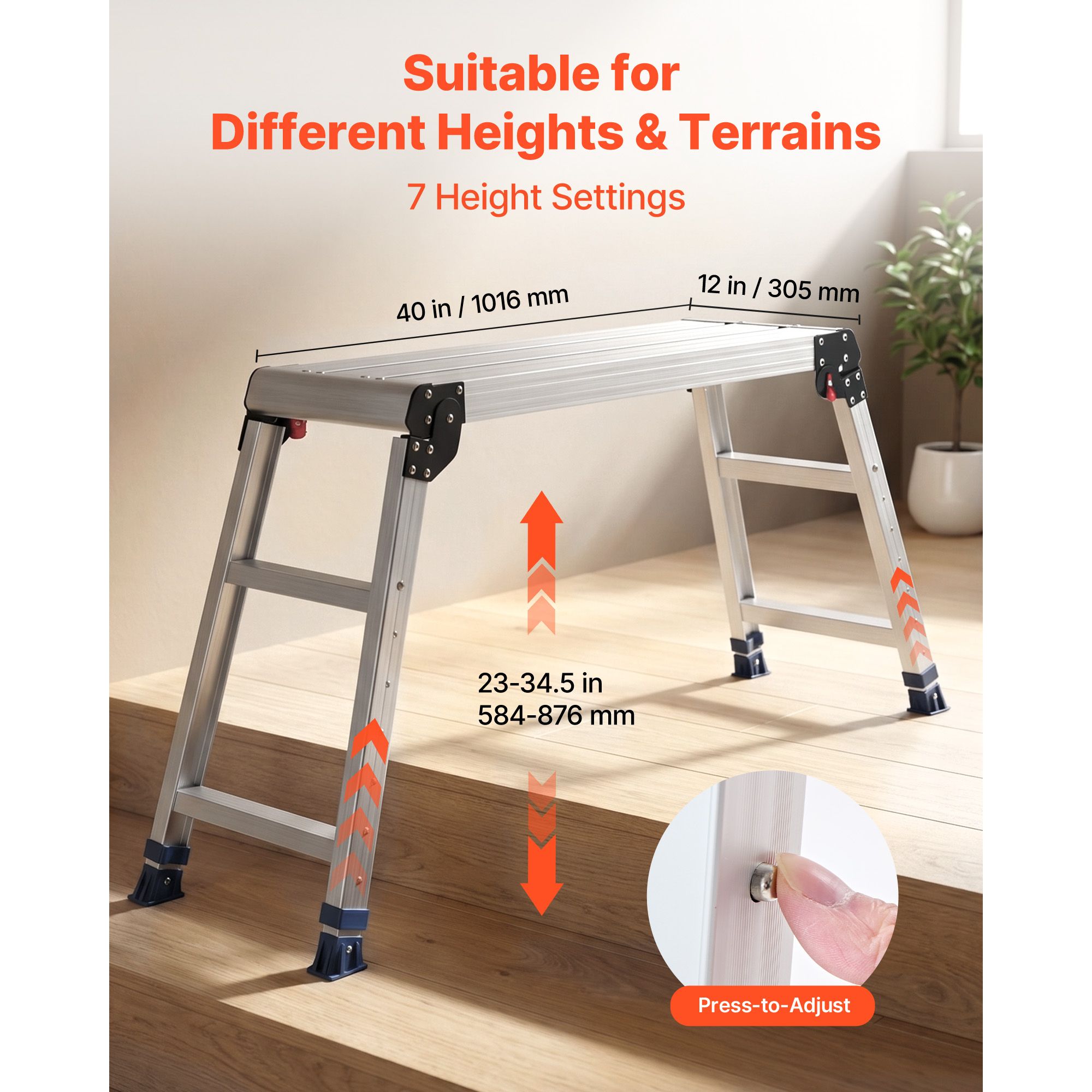 Folding Work Platform, Adjusta - Workbench Portable Fold review and price